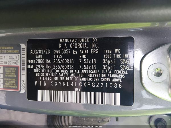 2023 KIA SORENTO S