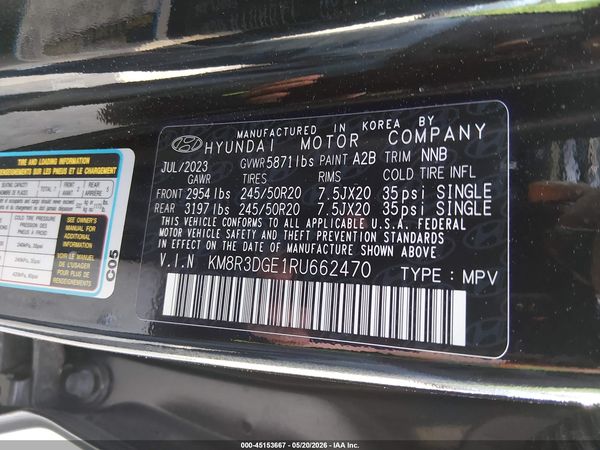 2024 HYUNDAI PALISADE XRT