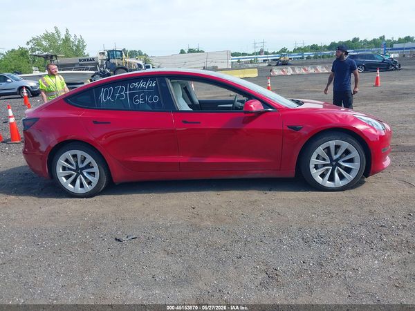 2022 TESLA MODEL 3 REAR-WHEEL DRIVE
