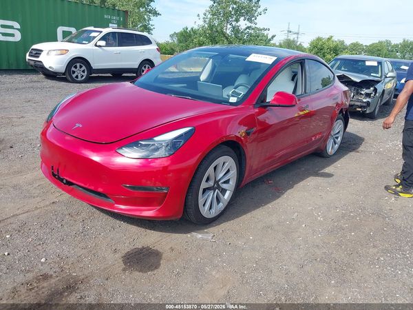 2022 TESLA MODEL 3 REAR-WHEEL DRIVE