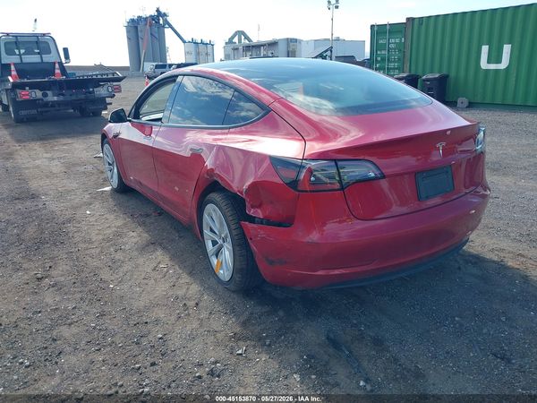 2022 TESLA MODEL 3 REAR-WHEEL DRIVE
