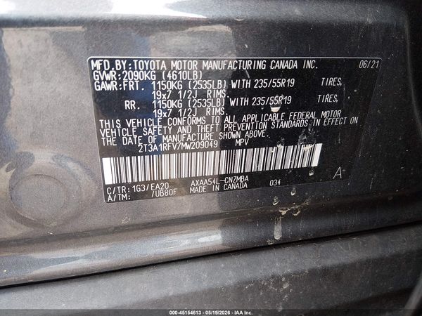 2021 TOYOTA RAV4 XLE PREMIUM
