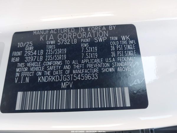 2026 KIA SORENTO HYBRID X-LINE SX PRESTIGE