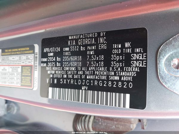 2024 KIA SORENTO S