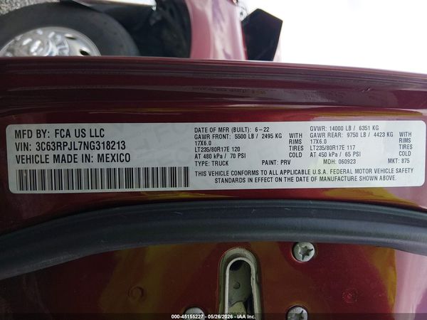 2022 RAM 3500 Laramie