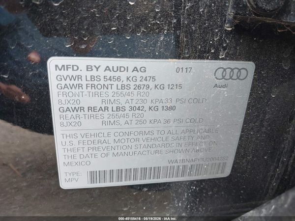 2018 AUDI Q5