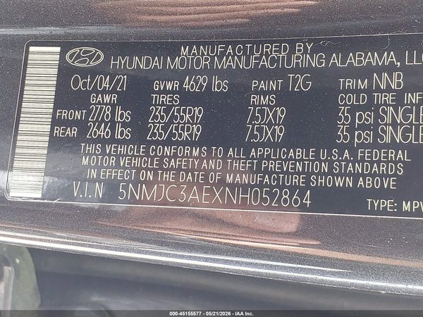 2022 HYUNDAI TUCSON SEL