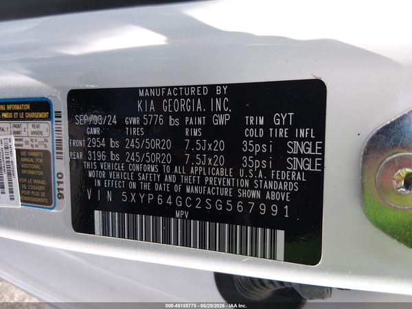 2025 KIA TELLURIDE S
