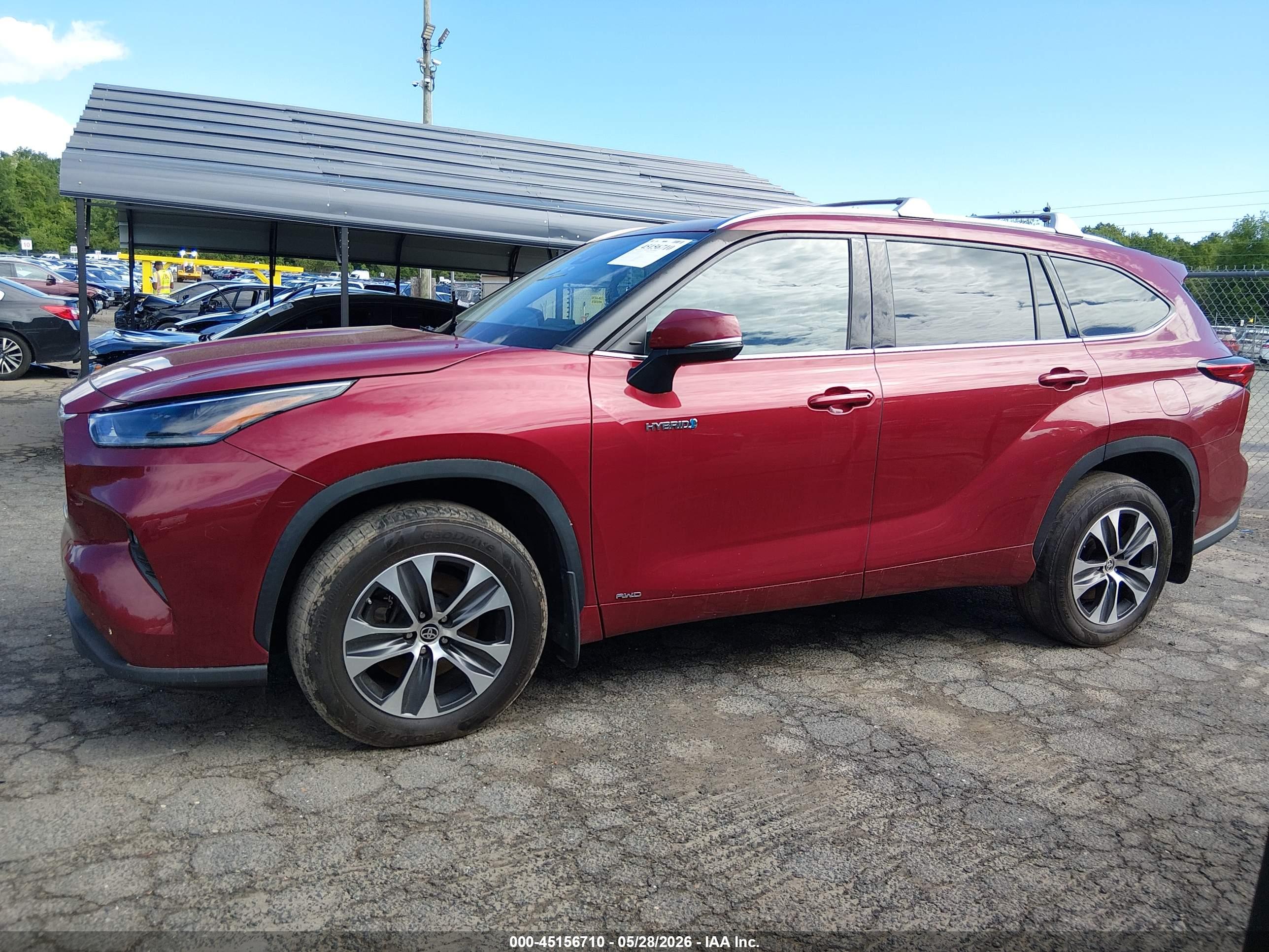 2021 TOYOTA HIGHLANDER HYBRID XLE