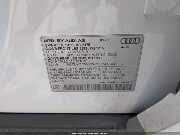2020 AUDI Q5