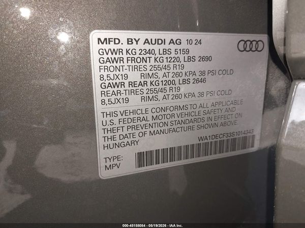 2025 AUDI Q3