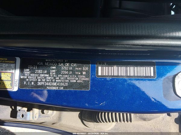 2021 KIA FORTE GT-LINE