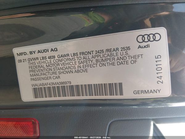 2021 AUDI A4