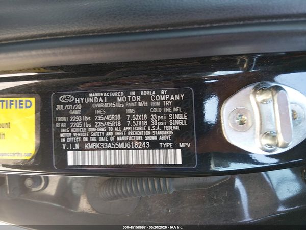 2021 HYUNDAI KONA LIMITED