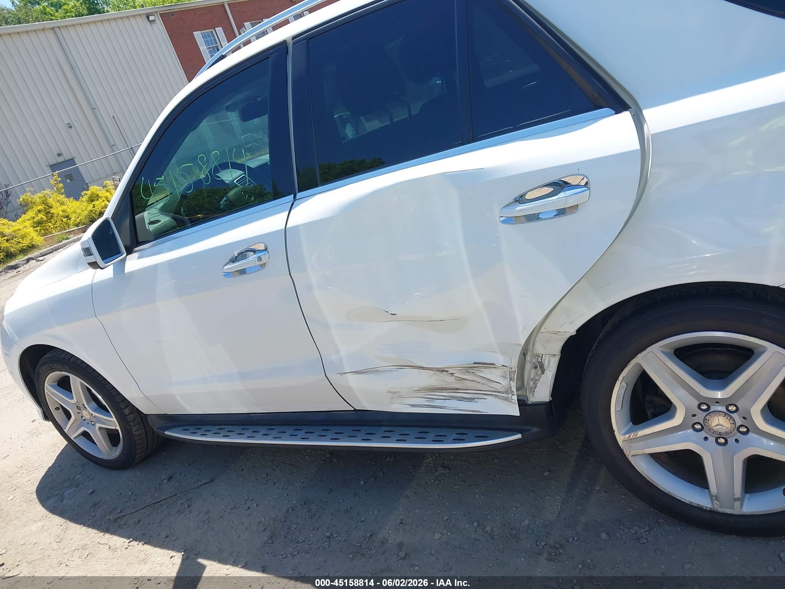 2015 MERCEDES-BENZ ML 4MATIC
