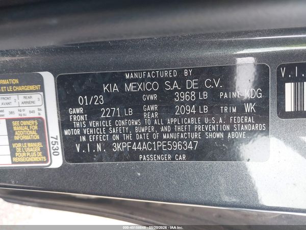 2023 KIA FORTE GT