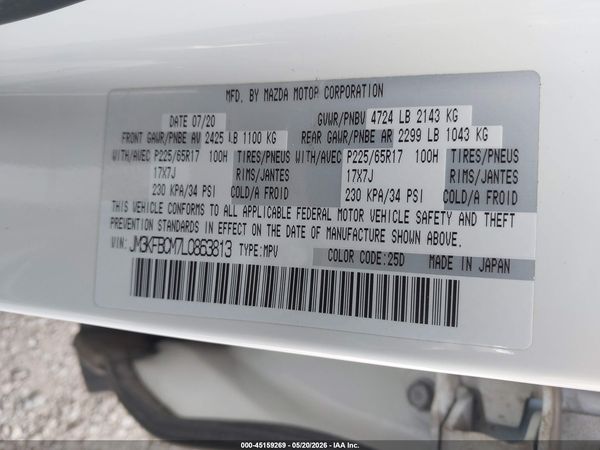 2020 MAZDA CX-5 TOURING