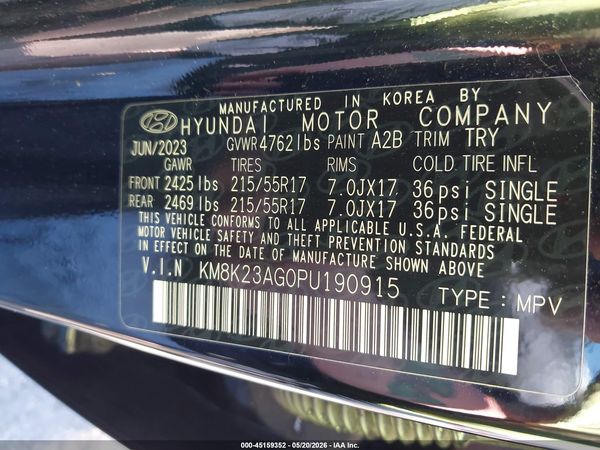 2023 HYUNDAI KONA ELECTRIC SE