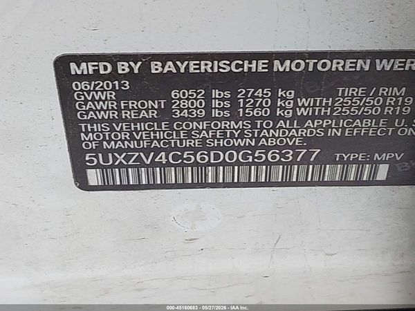 2013 BMW X5
