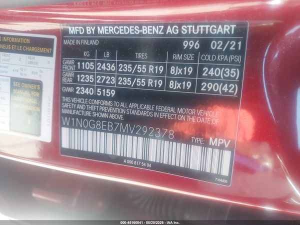 2021 MERCEDES-BENZ GLC 300 4MATIC SUV