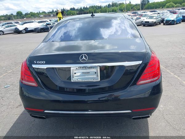 2015 MERCEDES-BENZ S 600 S600