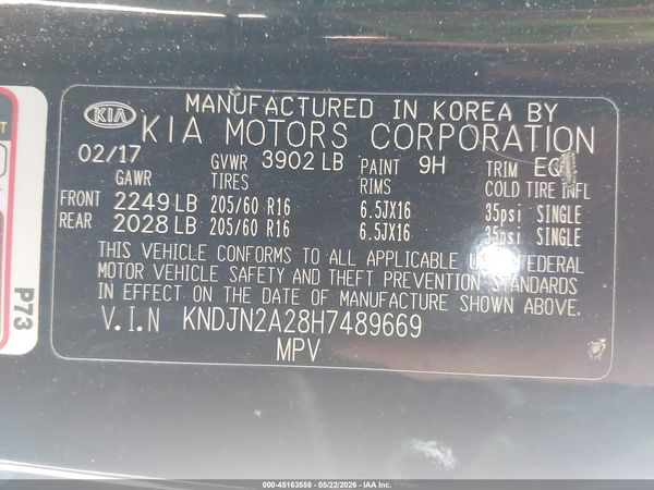 2017 KIA SOUL Base