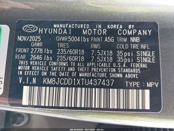 2026 HYUNDAI TUCSON HYBRID SEL CONVENIENCE
