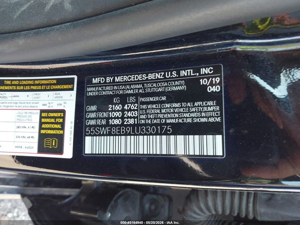 2020 MERCEDES-BENZ C 300 4MATIC