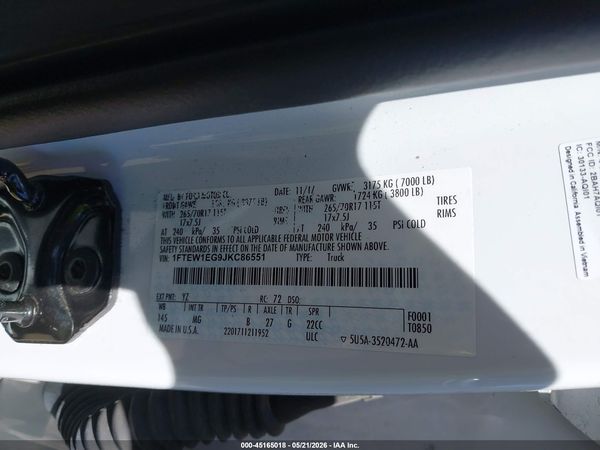 2018 FORD F-150 XLT
