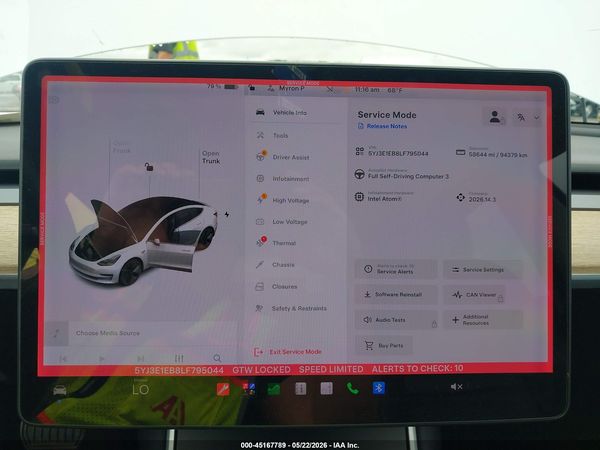 2020 TESLA MODEL 3