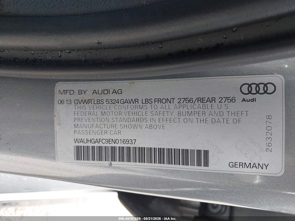 2014 AUDI A6 3.0T PREMIUM PLUS