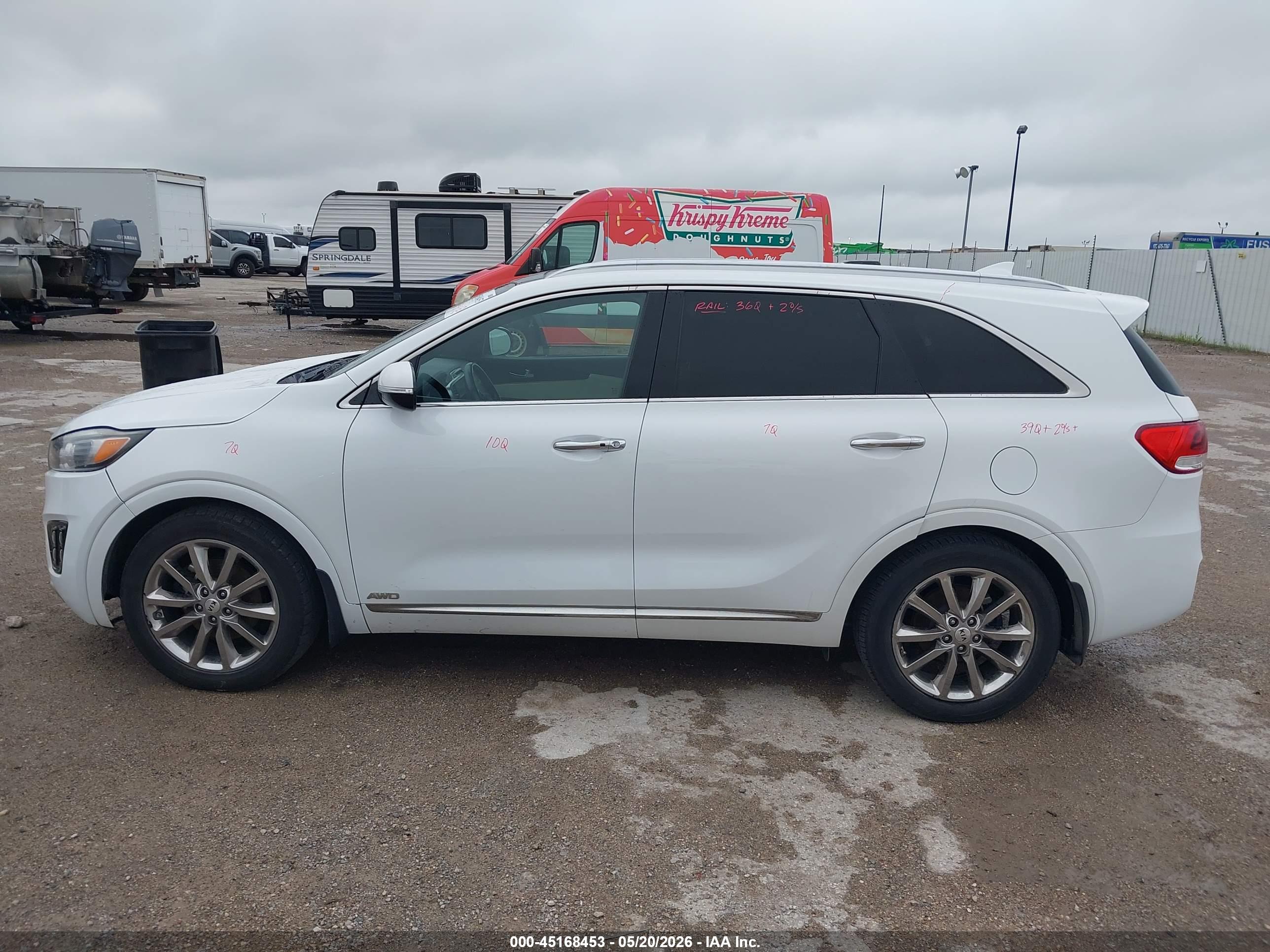 2016 KIA SORENTO 3.3L SXL