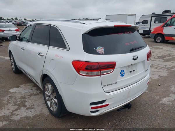 2016 KIA SORENTO 3.3L SXL
