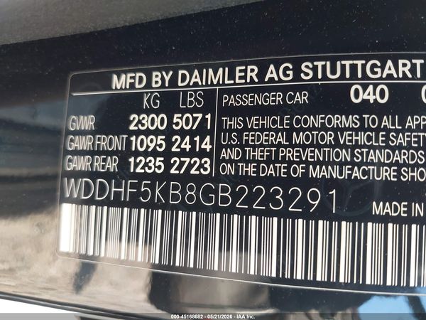 2016 MERCEDES-BENZ E 350 E350