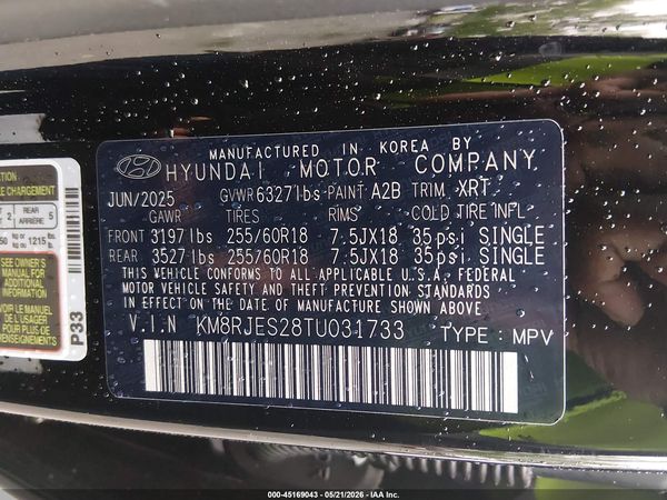 2026 HYUNDAI PALISADE XRT PRO