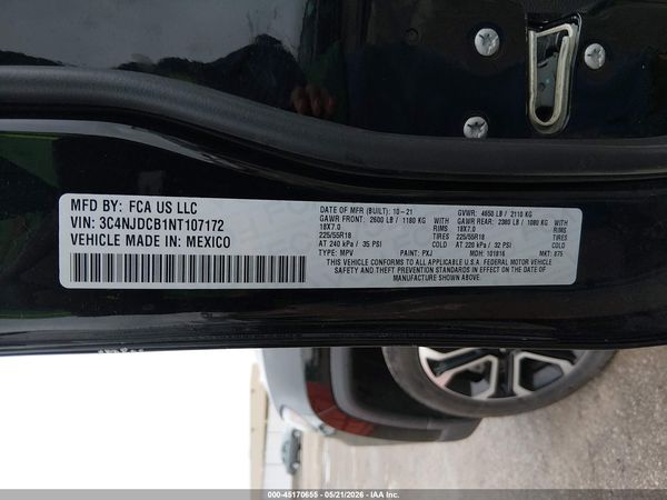 2022 JEEP COMPASS LIMITED 4X4