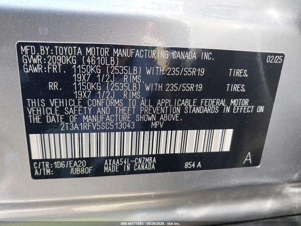 2025 TOYOTA RAV4 XLE PREMIUM