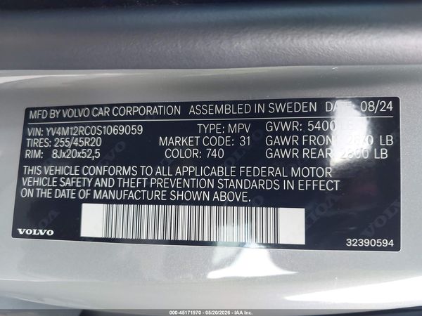 2025 VOLVO XC60 B5 PLUS