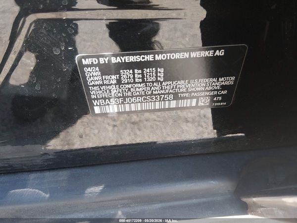 2024 BMW 530I XDRIVE