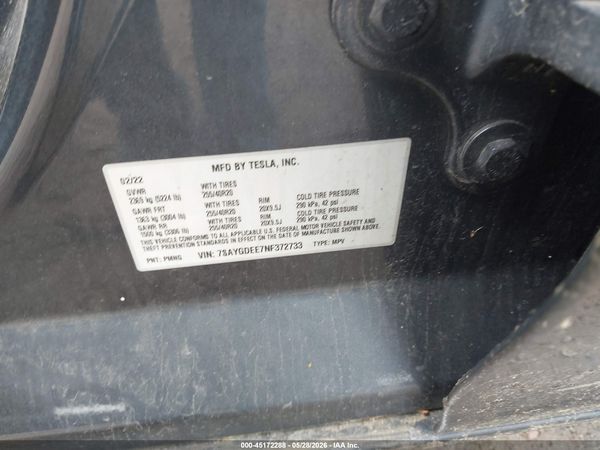 2022 TESLA MODEL Y