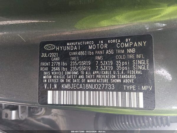 2022 HYUNDAI TUCSON HYBRID LIMITED