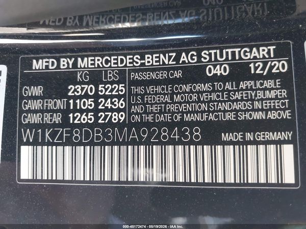 2021 MERCEDES-BENZ E 350 E350