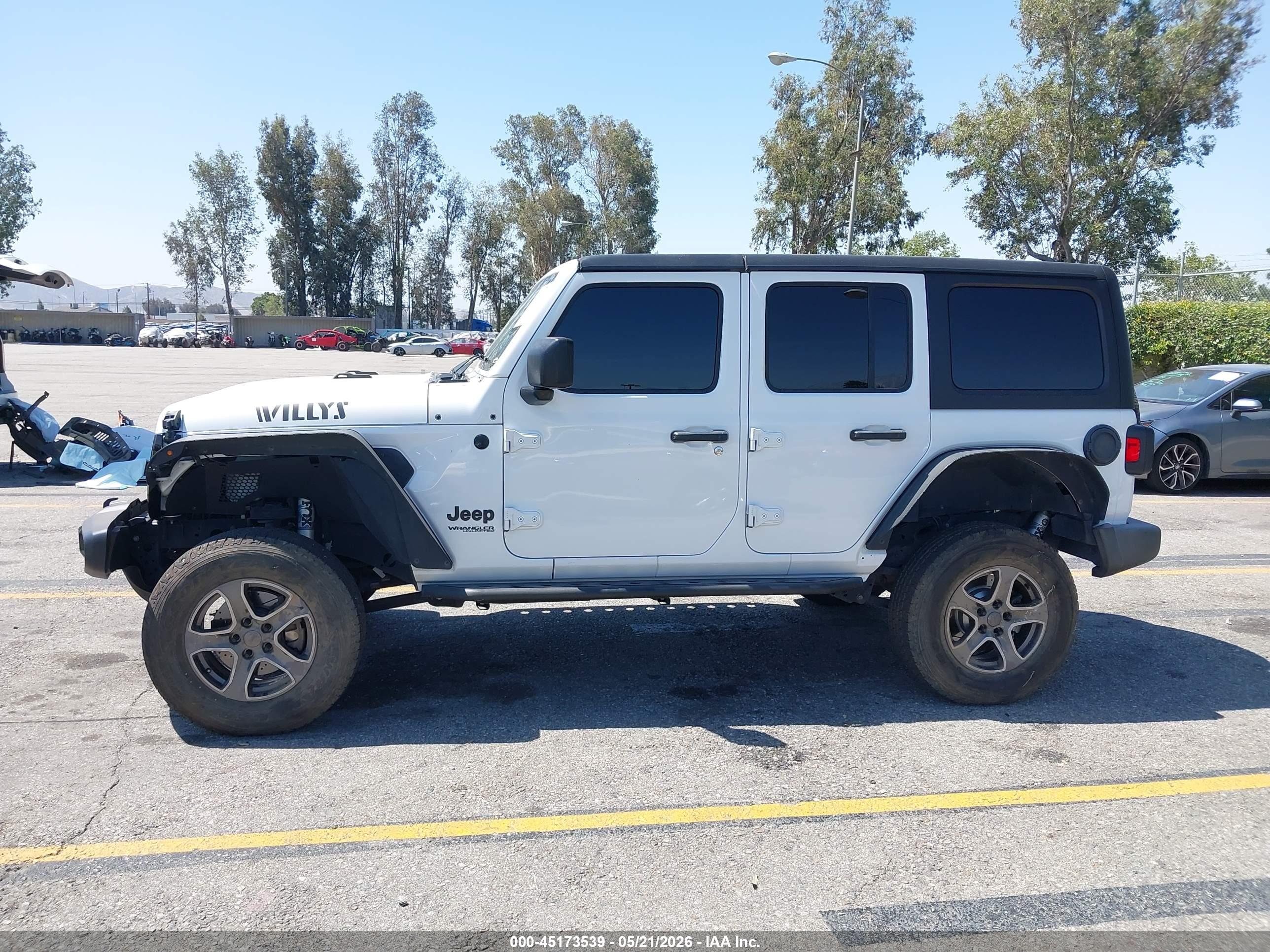 2021 JEEP WRANGLER UNLIMITED WILLYS 4X4