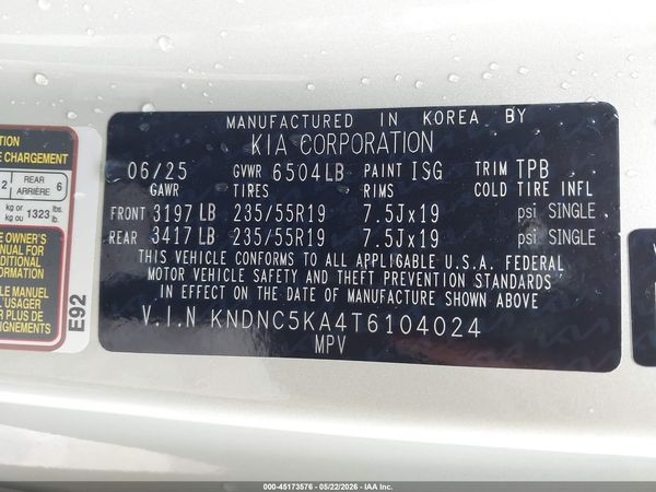 2026 KIA CARNIVAL MPV HYBRID EX