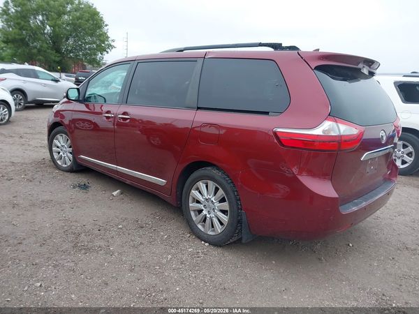 2015 TOYOTA SIENNA LIMITED 7 PASSENGER