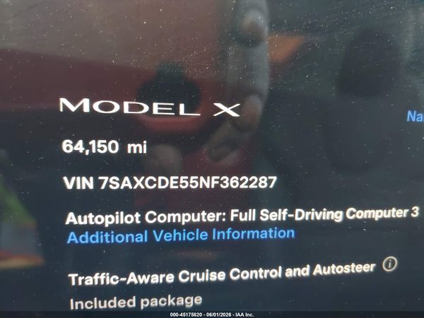 2022 TESLA MODEL X