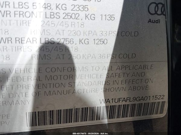 2016 AUDI ALLROAD 2.0T PREMIUM