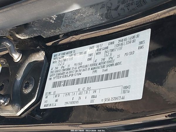 2018 FORD F-150 XLT