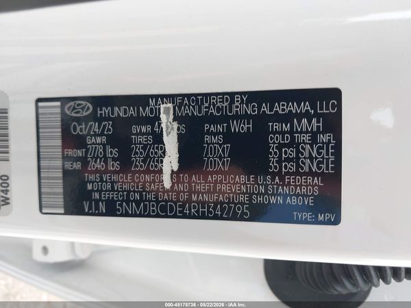 2024 HYUNDAI TUCSON SEL