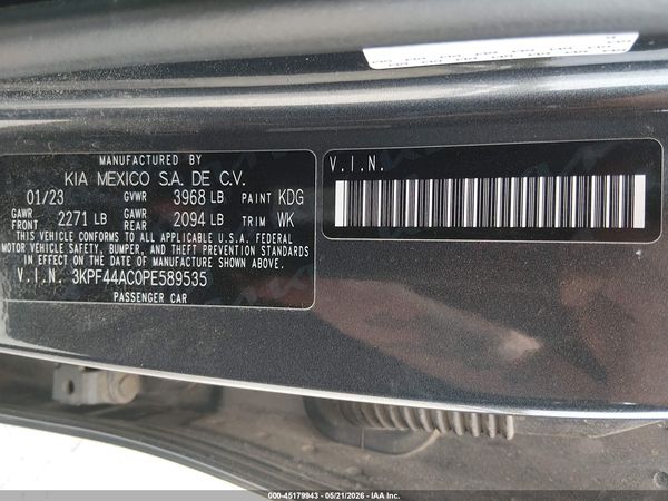2023 KIA FORTE GT